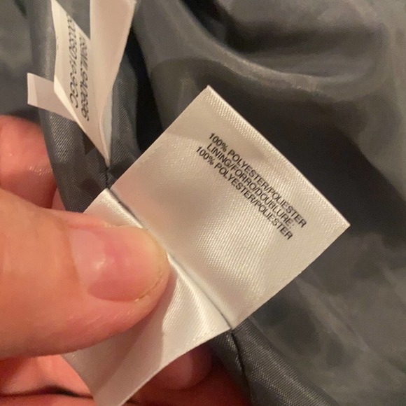 Le Suit NWT Gray Single Button Blazer sz 18 - Picture 6 of 9